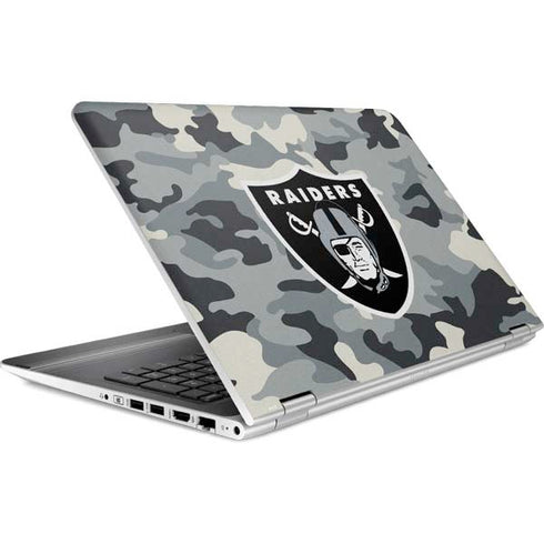 NFL Las Vegas Raiders Camo HP Pavilion Skin